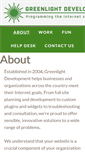 Mobile Screenshot of greenlightdevelopment.com